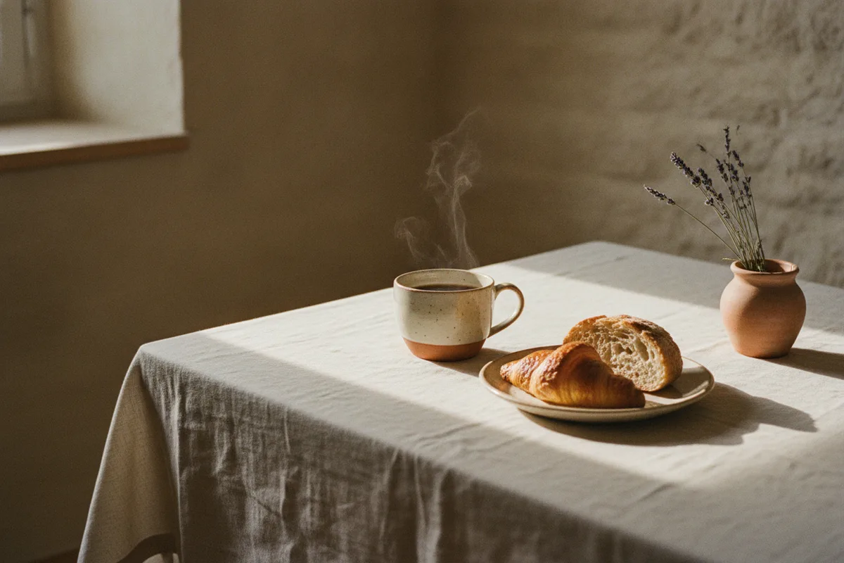 Colazione calda servita con cura, il tocco umano dell'accoglienza
